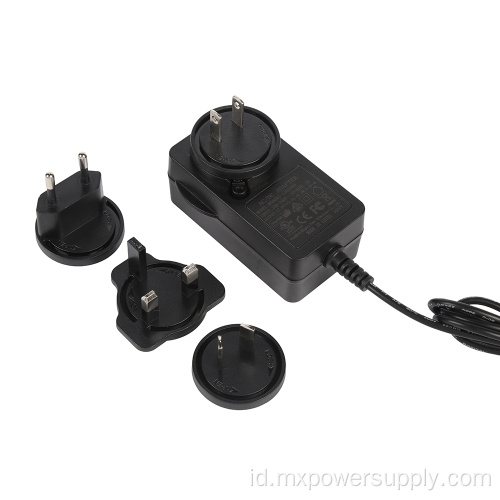 12v5a adaptor daya yang dapat dipertukarkan dengan UL FCC